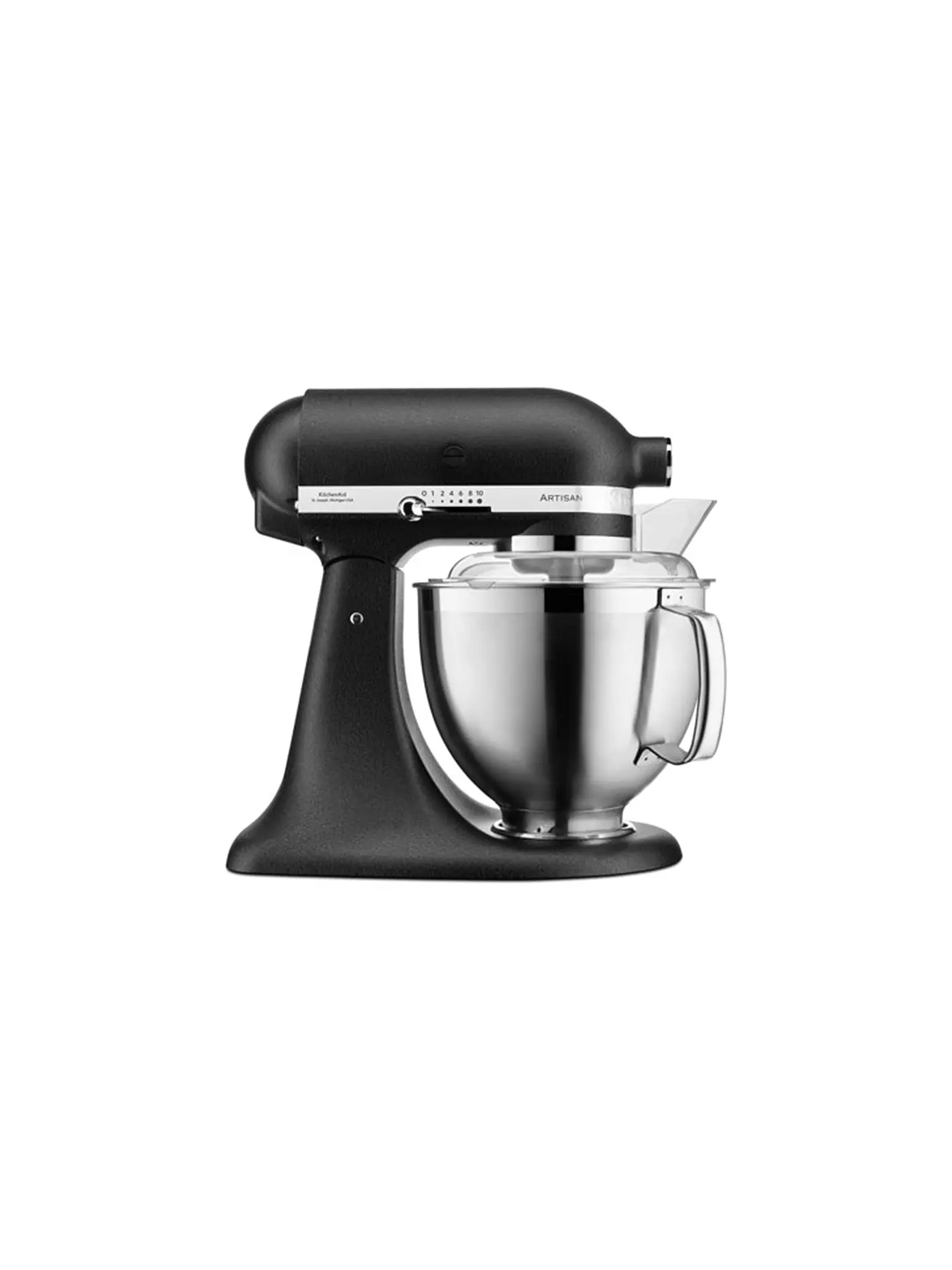 KITCHENAID | Küchenmaschine Artisan 185 4,8l 300 Watt 5KSM185PSEBK (Gusseisen Schwarz) | 